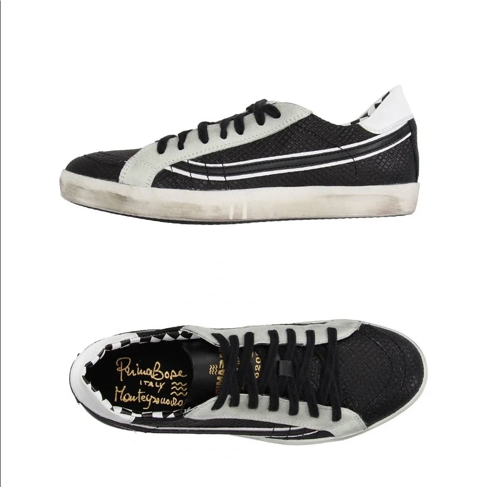 Primabase men’s leather sneakers